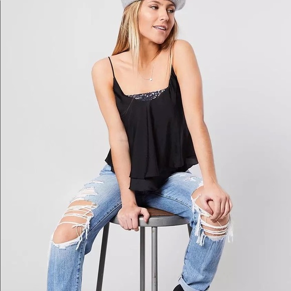 Free People Turn It On Cami Tank Top xs - Picture 1 of 8